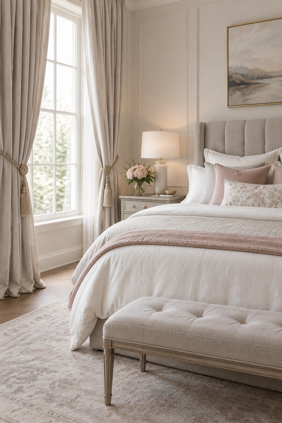 Bedroom – Curtain Tiebacks