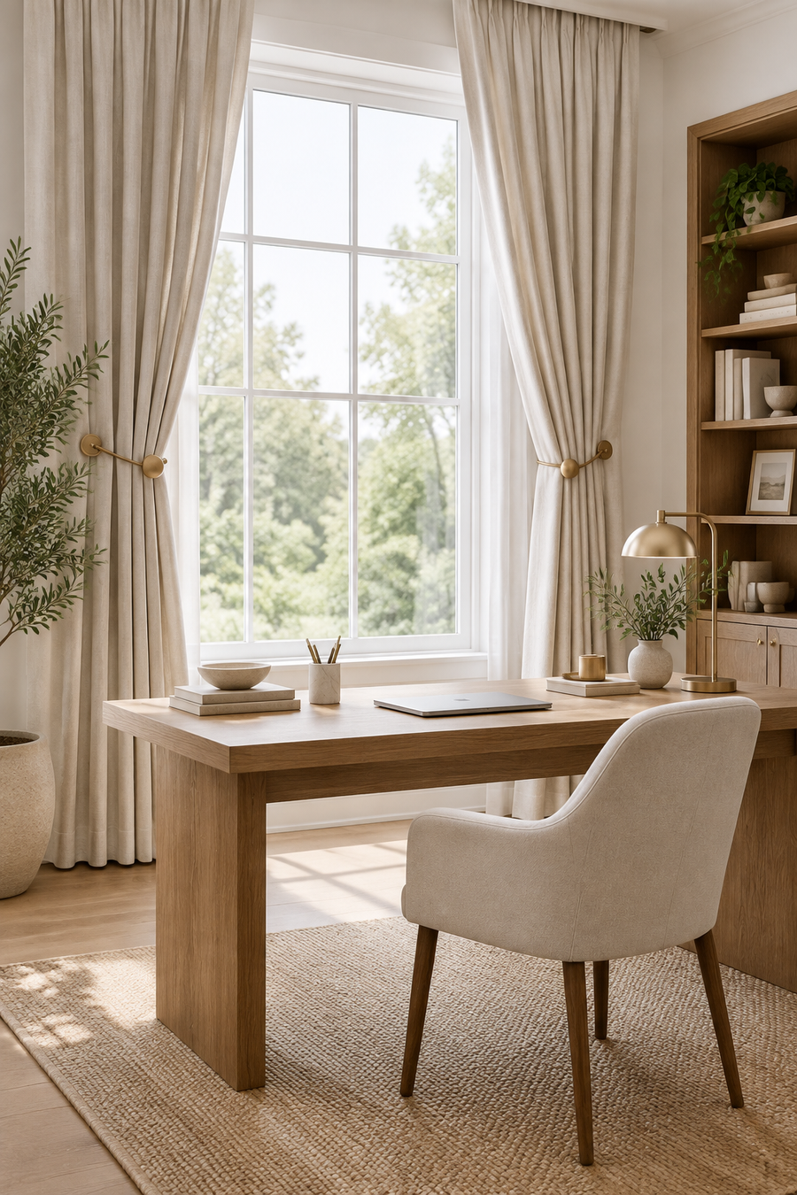 Home Office – Curtain Tiebacks